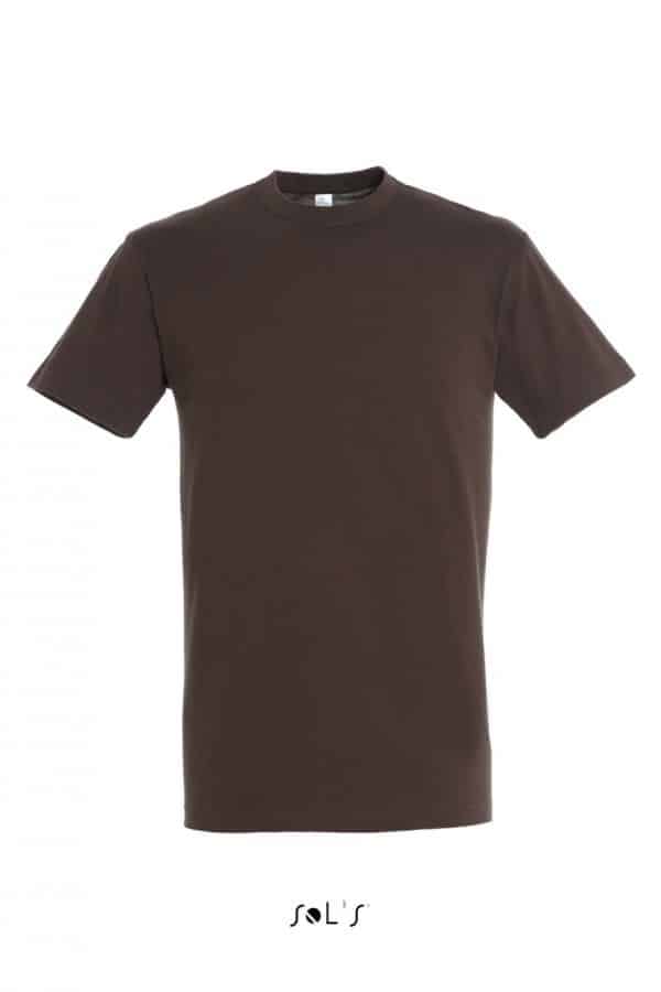 Chocolate SOL'S REGENT - UNISEX ROUND COLLAR T-SHIRT Pólók/T-Shirt