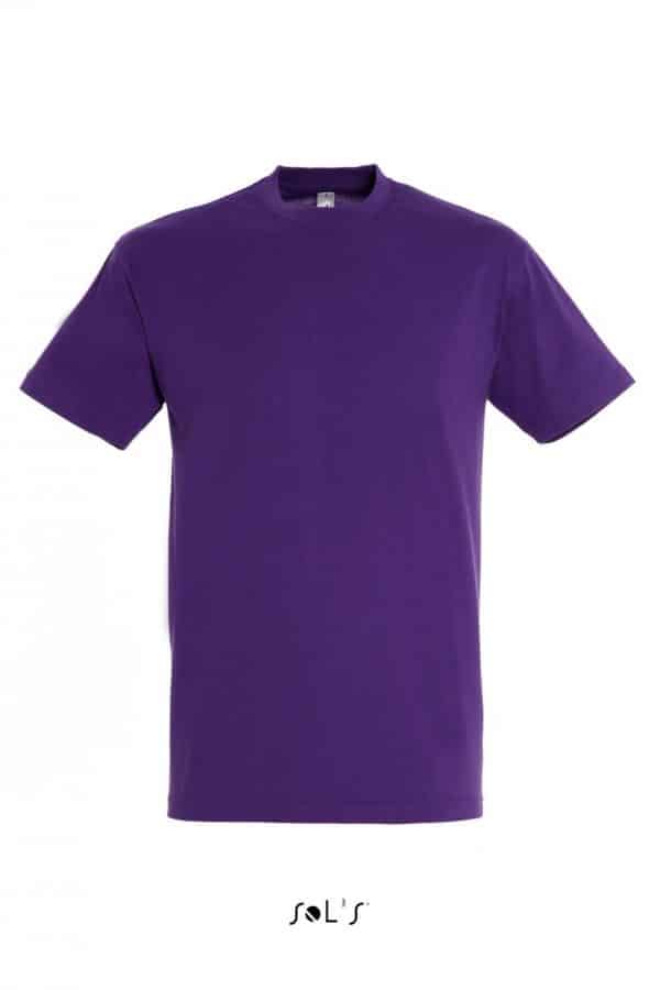 Dark Purple SOL'S REGENT - UNISEX ROUND COLLAR T-SHIRT Pólók/T-Shirt