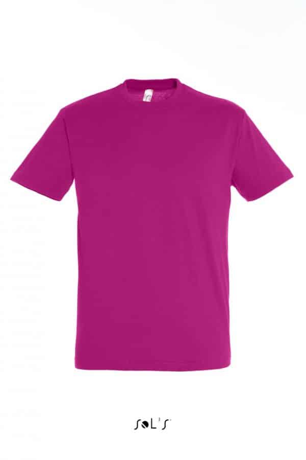 Fuchsia SOL'S REGENT - UNISEX ROUND COLLAR T-SHIRT Pólók/T-Shirt