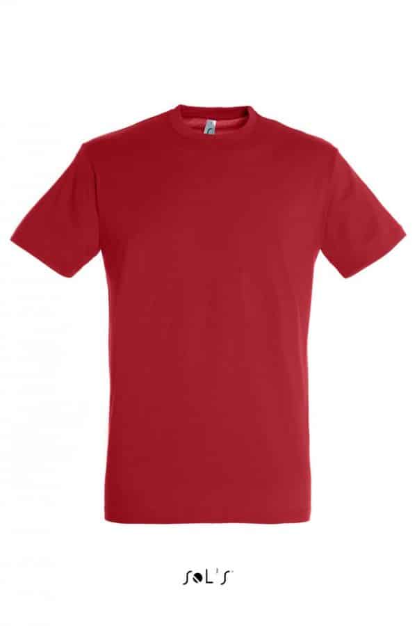Red SOL'S REGENT - UNISEX ROUND COLLAR T-SHIRT Pólók/T-Shirt