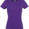 Dark Purple SOL'S MISS WOMEN’S T-SHIRT Pólók/T-Shirt