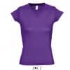 Dark Purple SOL'S MOON WOMEN’S V-NECK T-SHIRT Pólók/T-Shirt
