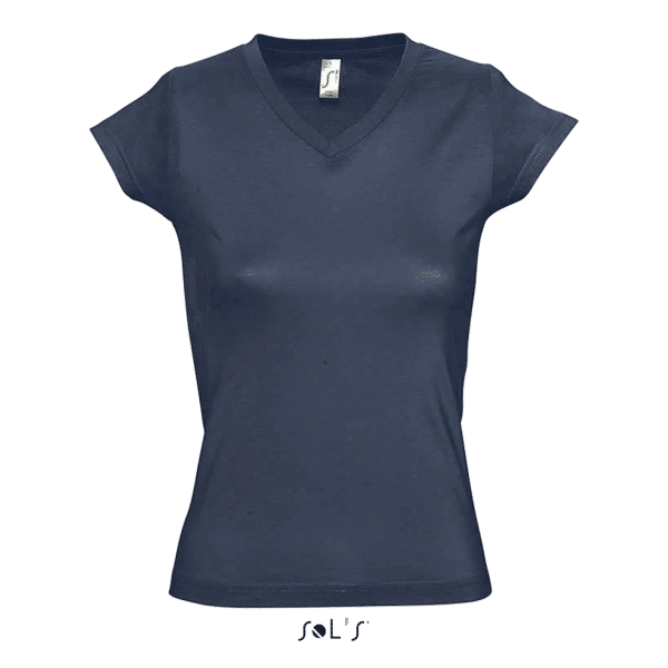 Denim SOL'S MOON WOMEN’S V-NECK T-SHIRT Pólók/T-Shirt