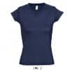 French Navy SOL'S MOON WOMEN’S V-NECK T-SHIRT Pólók/T-Shirt