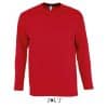 Red SOL'S MONARCH - MEN'S ROUND COLLAR LONG SLEEVE T-SHIRT Pólók/T-Shirt