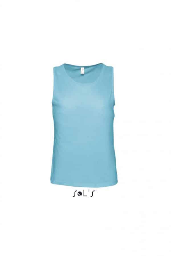 Atoll Blue SOL'S JUSTIN MEN'S TANK TOP Pólók/T-Shirt