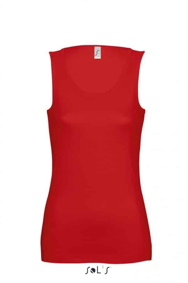 Red SOL'S JANE WOMEN'S TANK TOP Pólók/T-Shirt