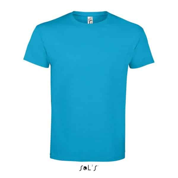 Aqua SOL'S IMPERIAL MEN ROUND COLLAR T-SHIRT Pólók/T-Shirt
