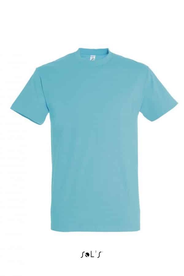 Caribbean Blue SOL'S IMPERIAL MEN ROUND COLLAR T-SHIRT Pólók/T-Shirt