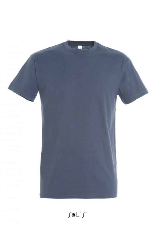 Denim SOL'S IMPERIAL MEN ROUND COLLAR T-SHIRT Pólók/T-Shirt