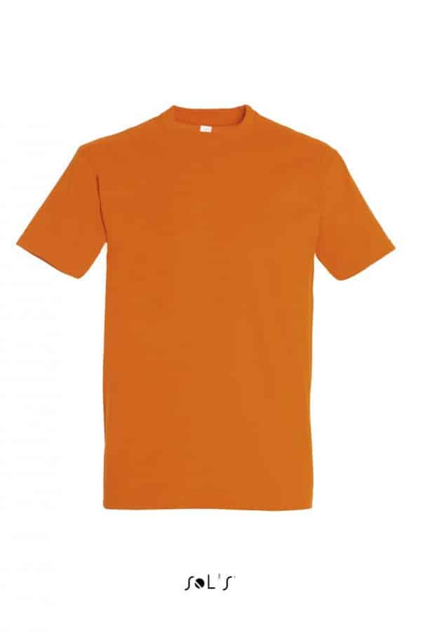 Orange SOL'S IMPERIAL MEN ROUND COLLAR T-SHIRT Pólók/T-Shirt
