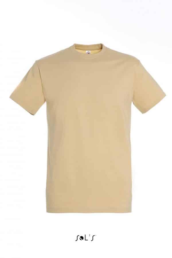 Sand SOL'S IMPERIAL MEN ROUND COLLAR T-SHIRT Pólók/T-Shirt