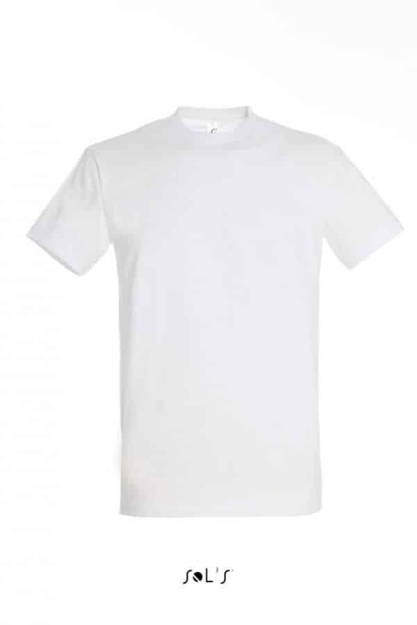 White SOL'S IMPERIAL MEN ROUND COLLAR T-SHIRT Pólók/T-Shirt