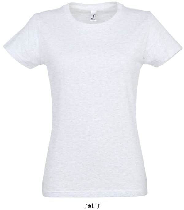 Ash SOL'S IMPERIAL WOMAN ROUND COLLAR T-SHIRT Pólók/T-Shirt