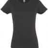 Mouse Grey SOL'S IMPERIAL WOMAN ROUND COLLAR T-SHIRT Pólók/T-Shirt