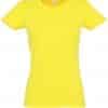 Lemon SOL'S IMPERIAL WOMAN ROUND COLLAR T-SHIRT Pólók/T-Shirt