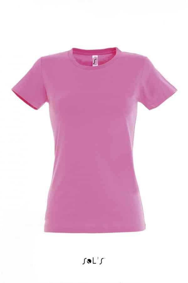 Orchid Pink SOL'S IMPERIAL WOMAN ROUND COLLAR T-SHIRT Pólók/T-Shirt
