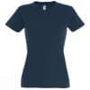 Petroleum Blue SOL'S IMPERIAL WOMAN ROUND COLLAR T-SHIRT Pólók/T-Shirt