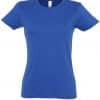 Royal Blue SOL'S IMPERIAL WOMAN ROUND COLLAR T-SHIRT Pólók/T-Shirt