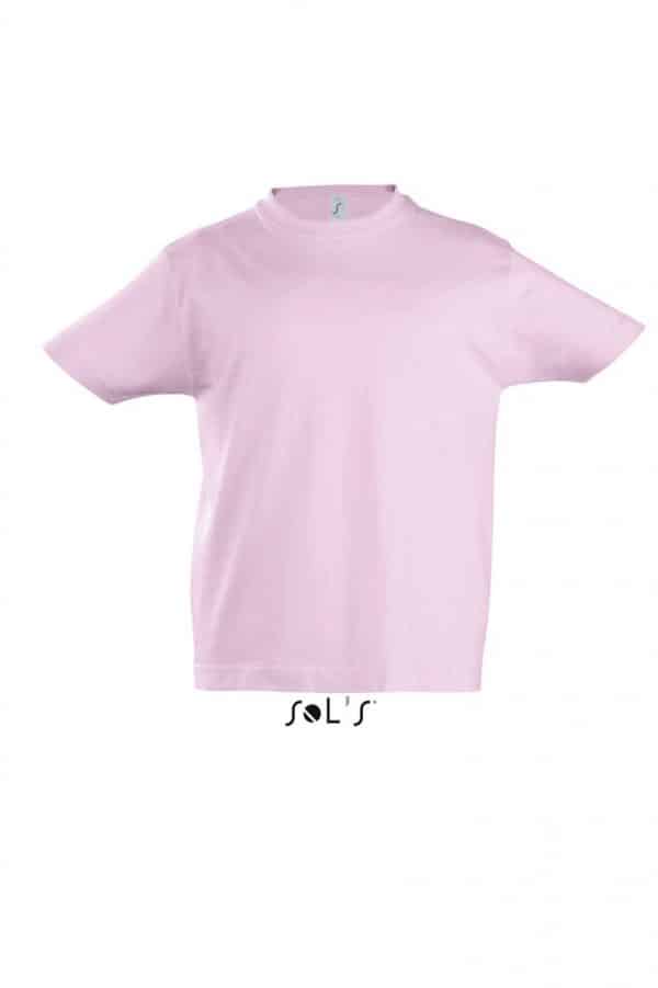 Medium Pink SOL'S IMPERIAL KIDS - ROUND NECK T-SHIRT Gyermek ruházat