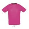 Neon Pink 2 SOL'S SPORTY - RAGLAN SLEEVED T-SHIRT Sport