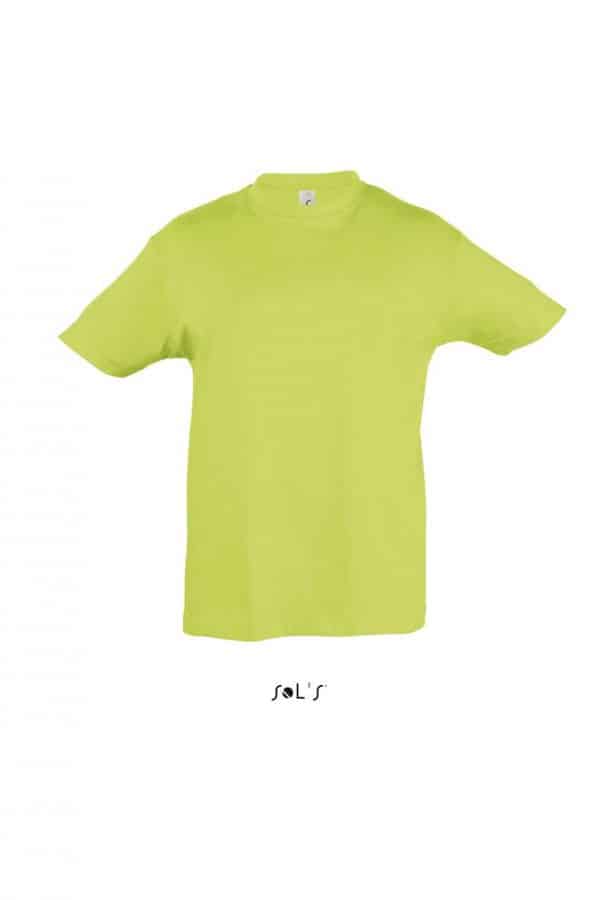 Apple Green SOL'S REGENT KIDS - ROUND NECK T-SHIRT Gyermek ruházat