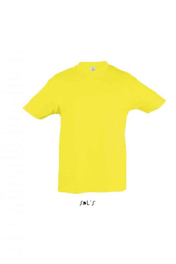 Lemon SOL'S REGENT KIDS - ROUND NECK T-SHIRT Gyermek ruházat