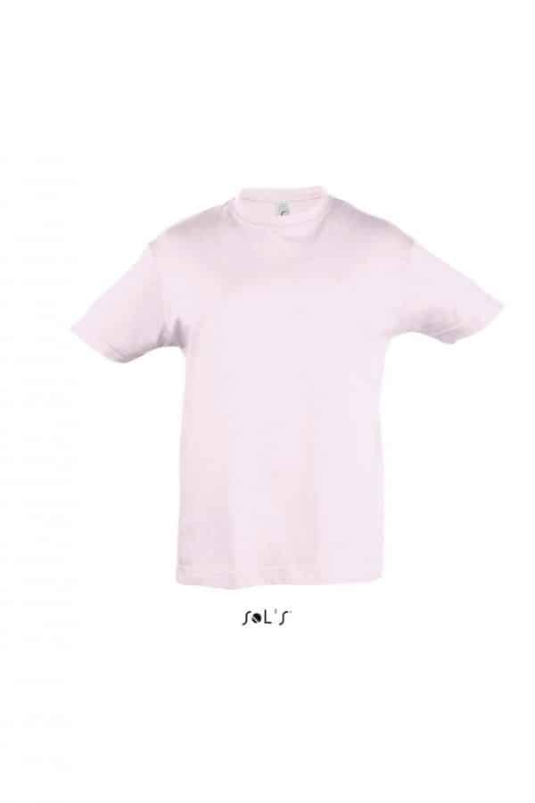 Pale Pink SOL'S REGENT KIDS - ROUND NECK T-SHIRT Gyermek ruházat