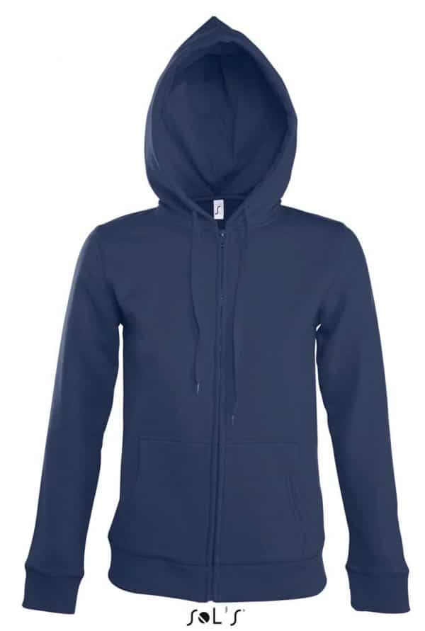 French Navy SOL'S SEVEN WOMEN - JACKET WITH LINED HOOD Pulóverek
