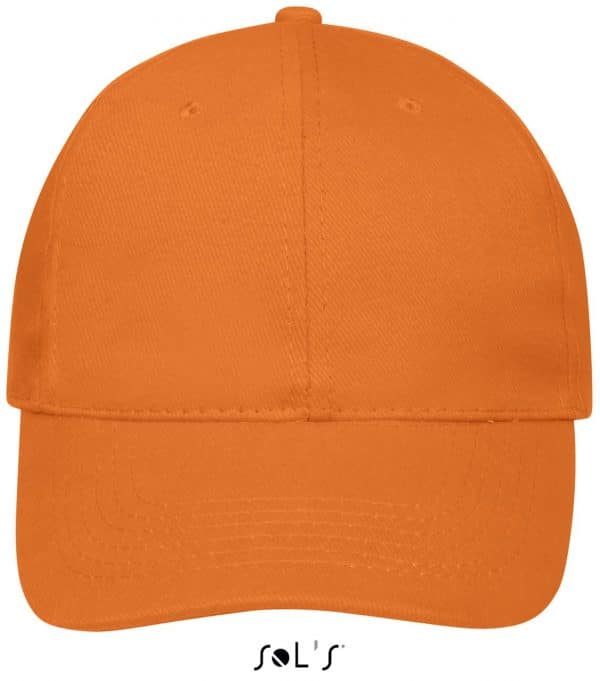 Orange SOL'S BUFFALO - SIX PANELS CAP Sapkák