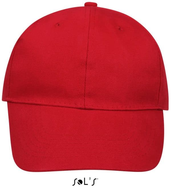 Red/White SOL'S BUFFALO - SIX PANELS CAP Sapkák