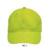 Neon Green SOL'S METEOR - SIX PANEL CAP Sapkák