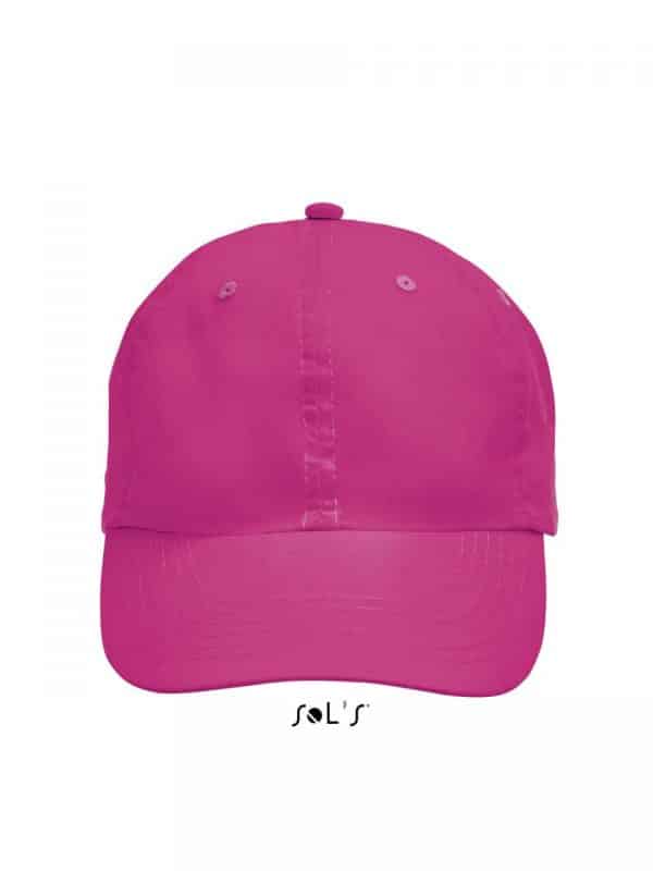 Neon Pink 2 SOL'S METEOR - SIX PANEL CAP Sapkák