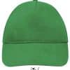 Kelly Green SOL'S SUNNY - FIVE PANELS CAP Sapkák