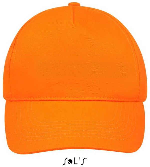 Orange SOL'S SUNNY - FIVE PANELS CAP Sapkák