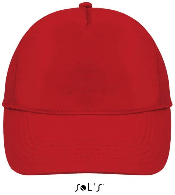 Red SOL'S BUZZ - FIVE PANEL CAP Sapkák