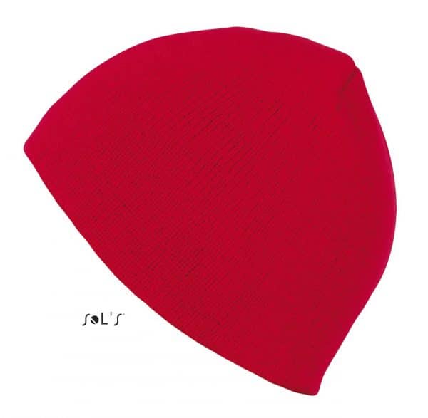 Red SOL'S BRONX - UNISEX ACRYLIC HAT Sapkák