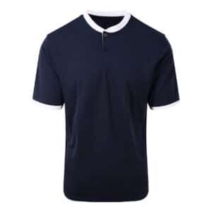 French Navy/Arctic White Just Cool COOL STAND COLLAR SPORTS POLO Sport