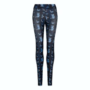 Abstract Blue Just Cool WOMEN'S COOL PRINTED LEGGING Sport