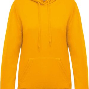 Yellow Kariban LADIES’ HOODED SWEATSHIRT Pulóverek