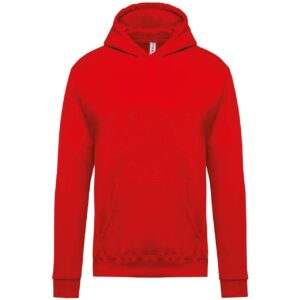 Red Kariban KIDS’ HOODED SWEATSHIRT Gyermek ruházat