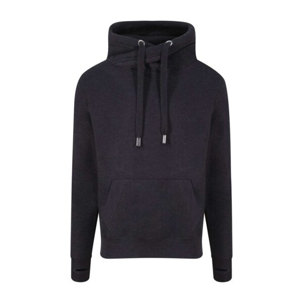 Black Smoke Just Hoods CROSS NECK HOODIE Pulóverek