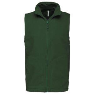 Forest Green Kariban LUCA - MEN'S MICROFLEECE GILET Polár és Softshell