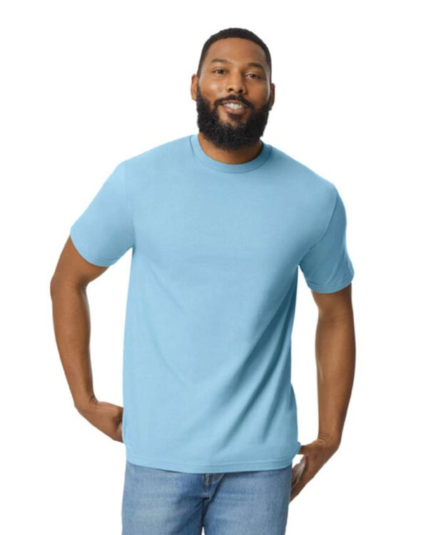 Light Blue Gildan SOFTSTYLE® MIDWEIGHT ADULT T-SHIRT Pólók/T-Shirt