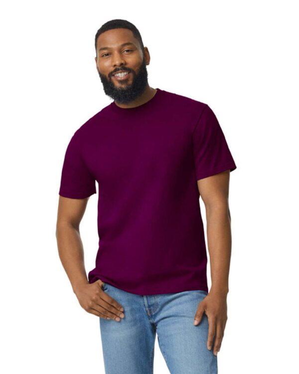 Maroon Gildan SOFTSTYLE® MIDWEIGHT ADULT T-SHIRT Pólók/T-Shirt