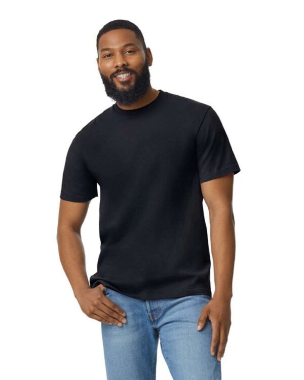 Pitch Black Gildan SOFTSTYLE® MIDWEIGHT ADULT T-SHIRT Pólók/T-Shirt