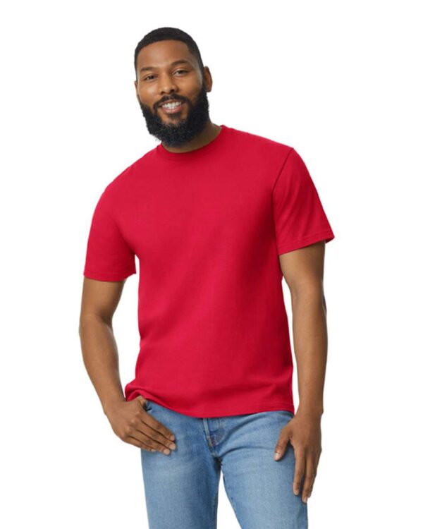 Red Gildan SOFTSTYLE® MIDWEIGHT ADULT T-SHIRT Pólók/T-Shirt