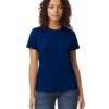 Navy Gildan SOFTSTYLE® MIDWEIGHT WOMEN'S T-SHIRT Pólók/T-Shirt
