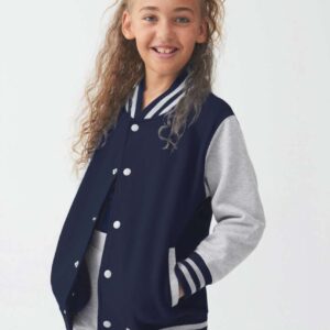 Just Hoods KIDS VARSITY JACKET Gyermek ruházat