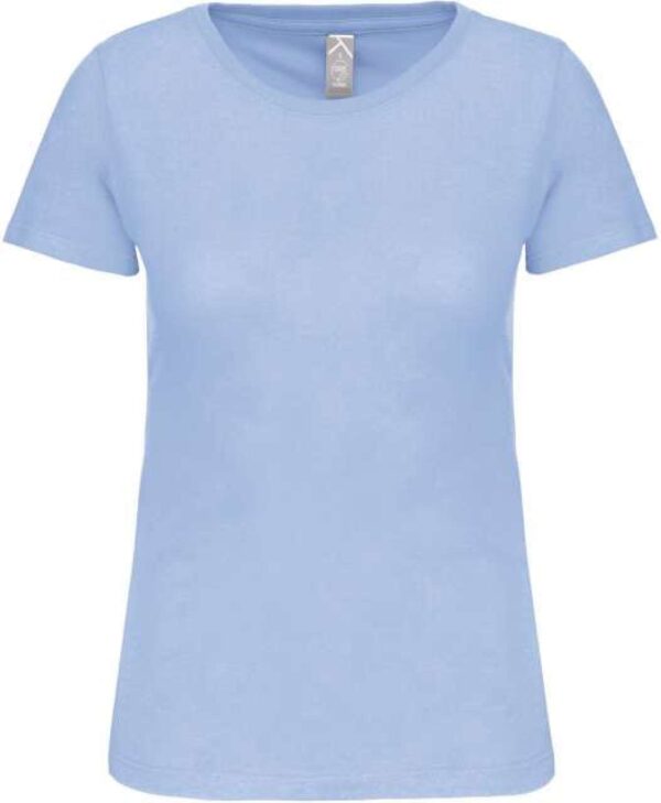 Sky Blue Kariban LADIES' BIO150IC CREW NECK T-SHIRT Pólók/T-Shirt